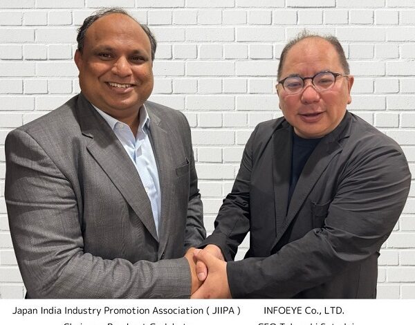 Japan India Industry Promotion Association ( JIIPA ) and INFOEYE Partner to Further Promote Business between India and Japan