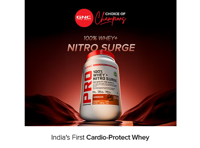 GNC India launches India’s first Whey Protein with cardio-protective formulation